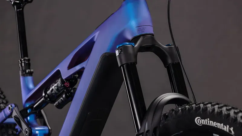 Cube Stereo Hybrid One77 HPC SLX 800 E-MTB in Blue Iris/Black-7