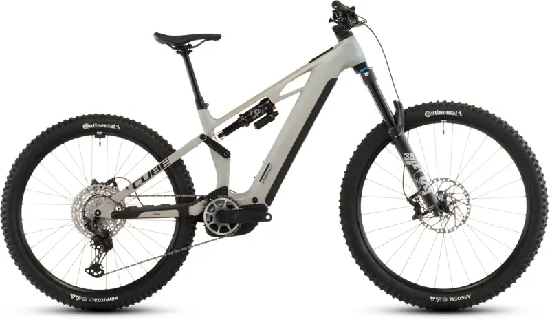 Cube Stereo Hybrid One77 HPC SLX 800 E-MTB in Glint Sand/Black