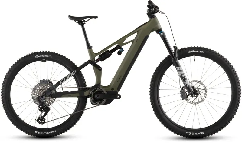 Cube Stereo Hybrid One77 HPC TM 800 E-MTB in Reed Green/Matrix