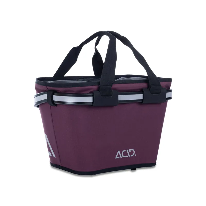 Acid City 15 FILink Handlebar Basket in Red