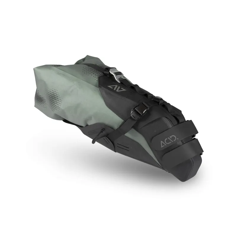Acid Pack Pro 15 Saddle Bag in Black/Green