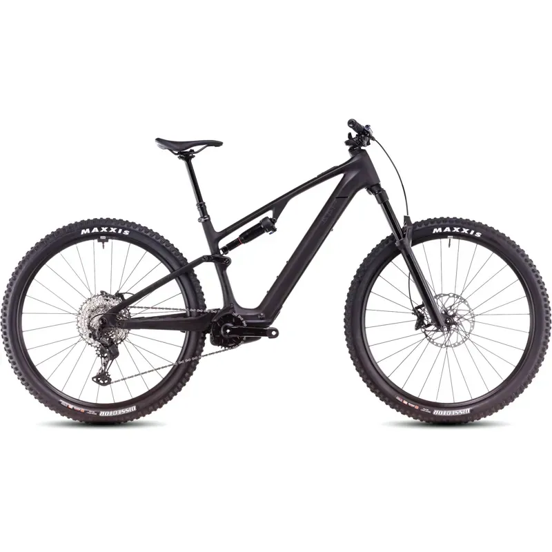 Cube AMS Hybrid one44 c:68x Race 400x eMountain Bike in Blackline