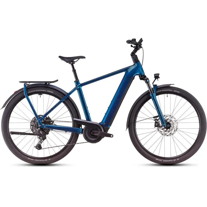 Cube Kathmandu Hybrid EX 800 Electric Bike in Electric Blue