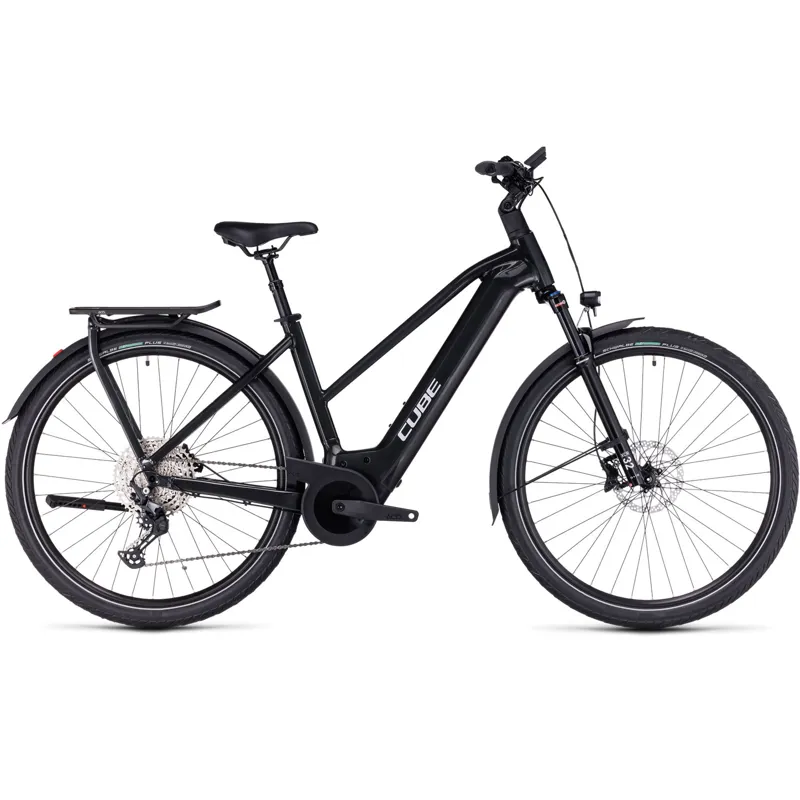 Cube Kathmandu Hybrid EXC 750 Trekking eBike in Grey/Silver