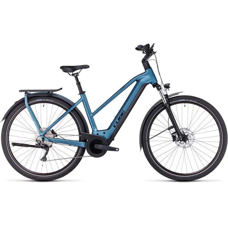 Cube Kathmandu Hybrid One 750 Trekking eBike in Blue/Black