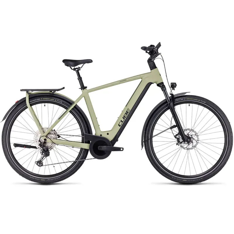 Cube Kathmandu Hybrid SLX 750 Trekking eBike in Green/Olive