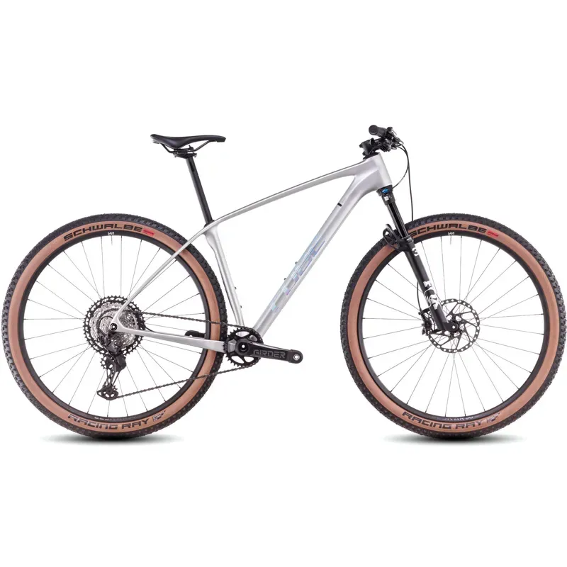 Cube Reaction c:62 Race Mountain Bike in Sleek Grey/Prism