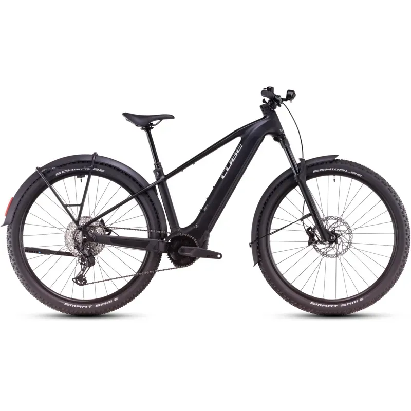 Cube Reaction Hybrid Race Allroad eMountain Bike in Black