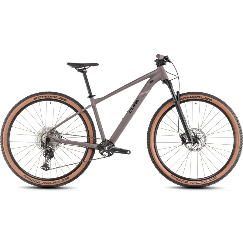 Cube Reaction Pro Mountain Bike in Cedar/Blush