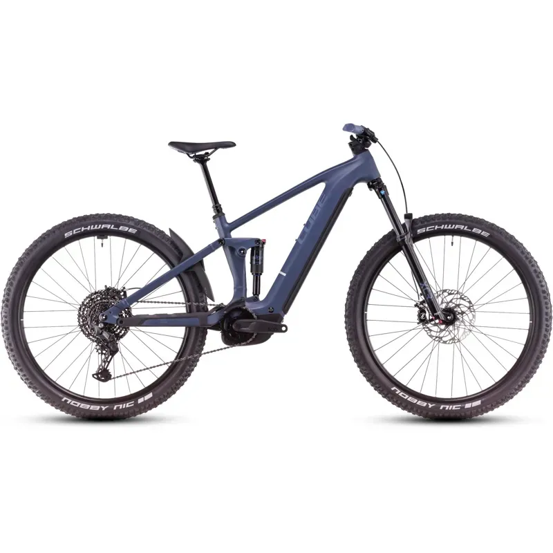 EX-Hire Cube Stereo Hybrid One44 Pro eMountain Bike in Ink Grey/Black