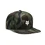 Fox Head Camo Tech Snapback Hat in Green Camo
