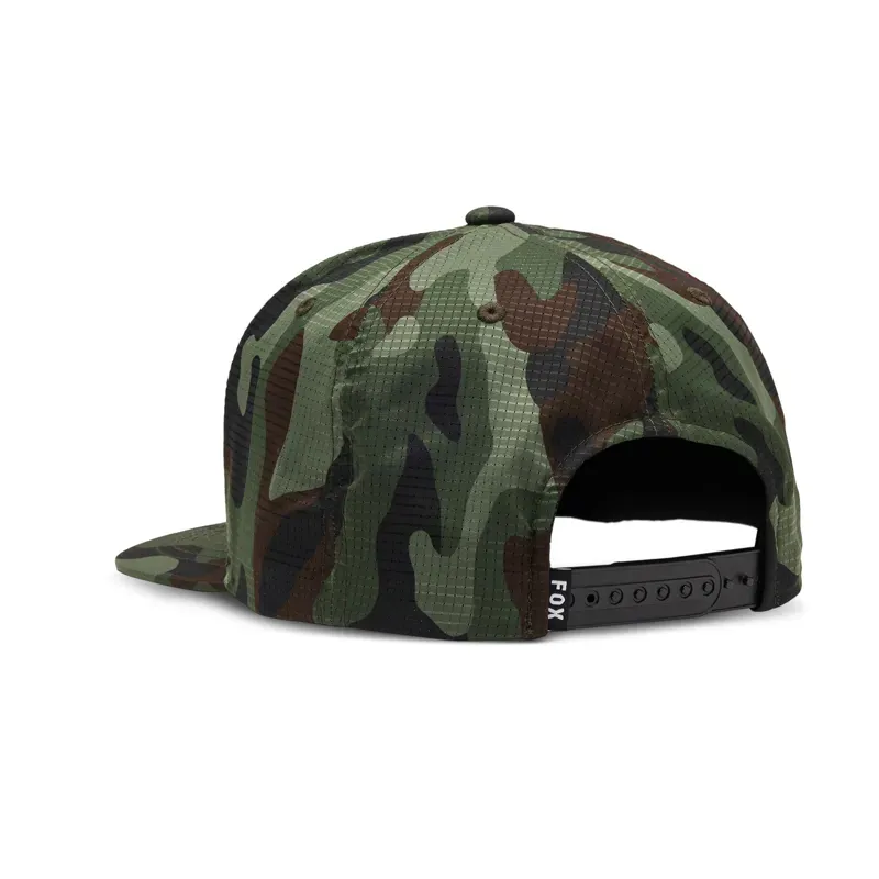 Fox Head Camo Tech Snapback Hat in Green Camo-1