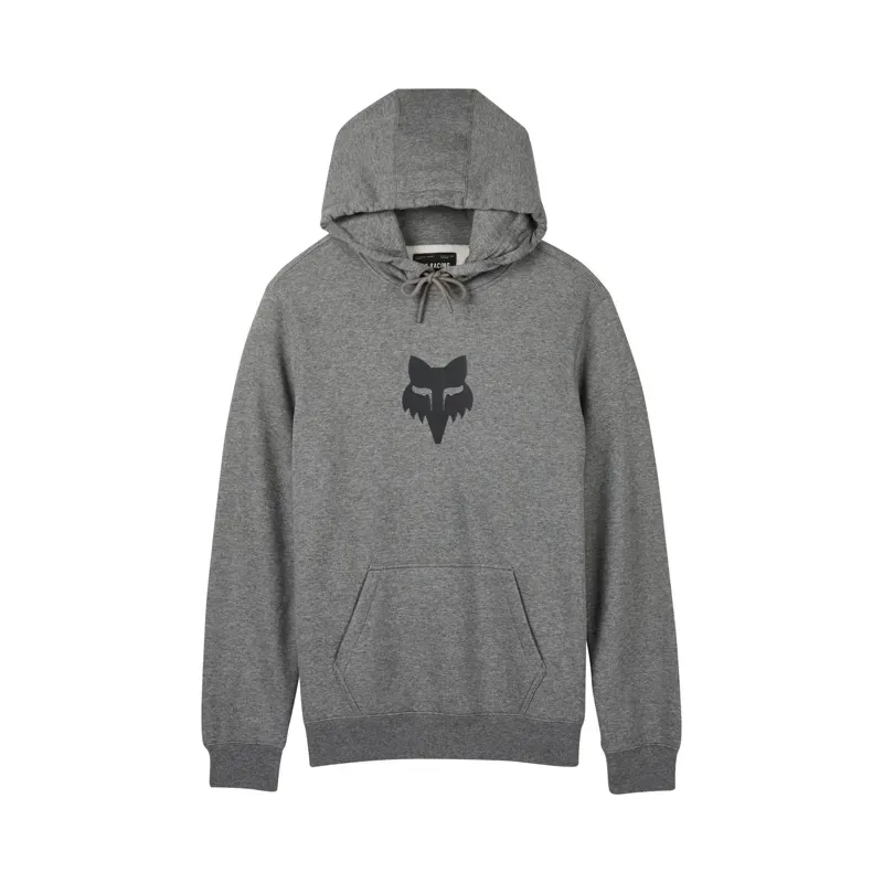 Fox Head Pullover Hoodie in Heather Graphite Grey