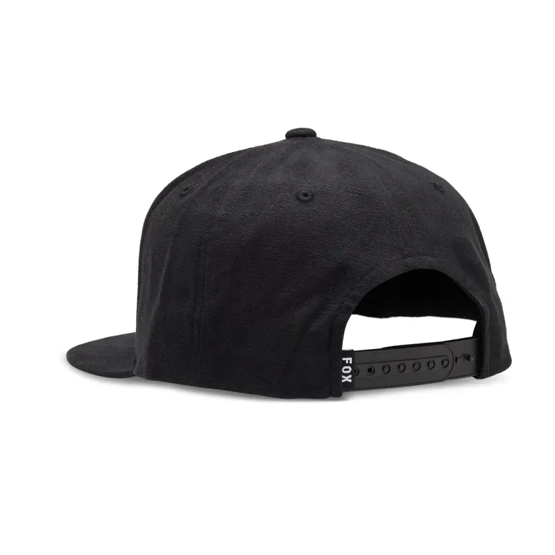 Fox Head Snapback Hat in Black/Charcoal-1