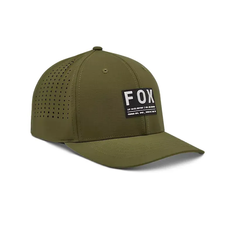 Fox Non Stop Tech Flexfit Hat in Olive Green