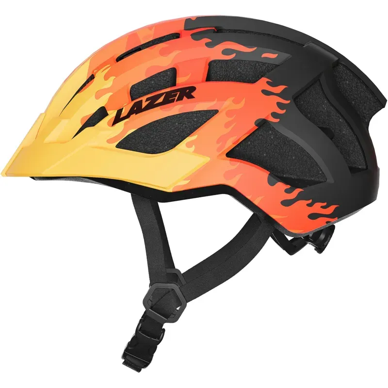 Lazer J2 Youth Helmet in Flames-2