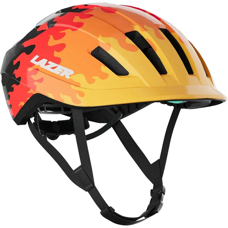 Lazer J1 KinetiCore Helmet - Flames - Uni-Youth