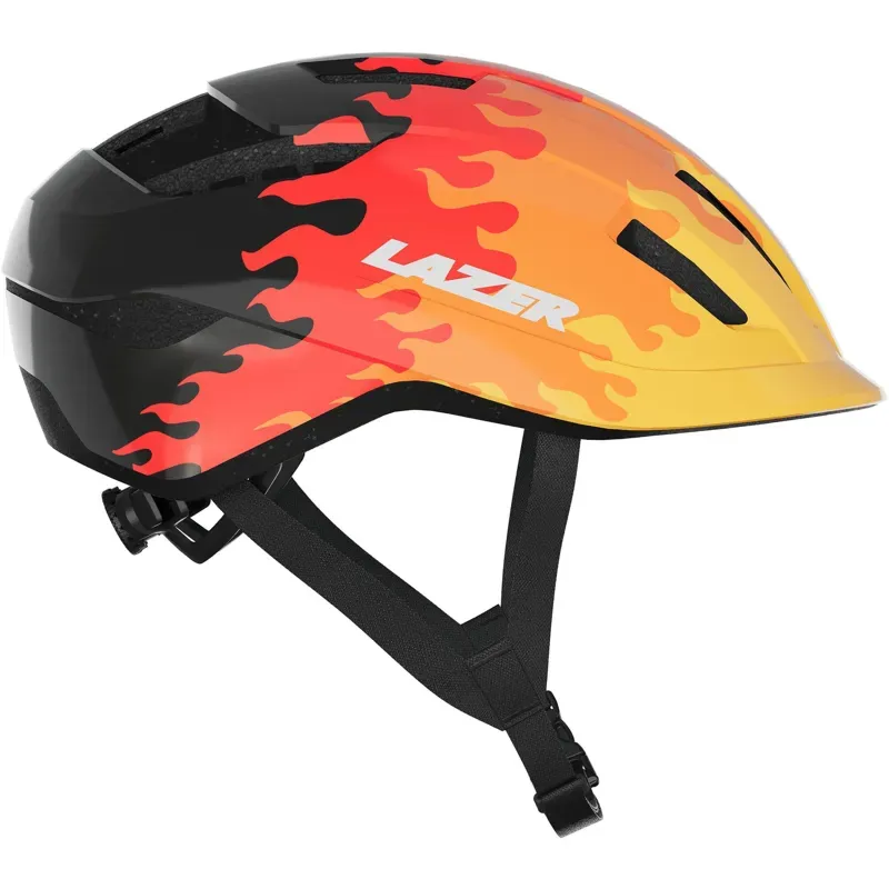 Lazer J1 KinetiCore Helmet - Flames - Uni-Youth-1