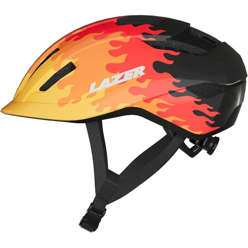 Lazer J1 KinetiCore Helmet - Flames - Uni-Youth-3