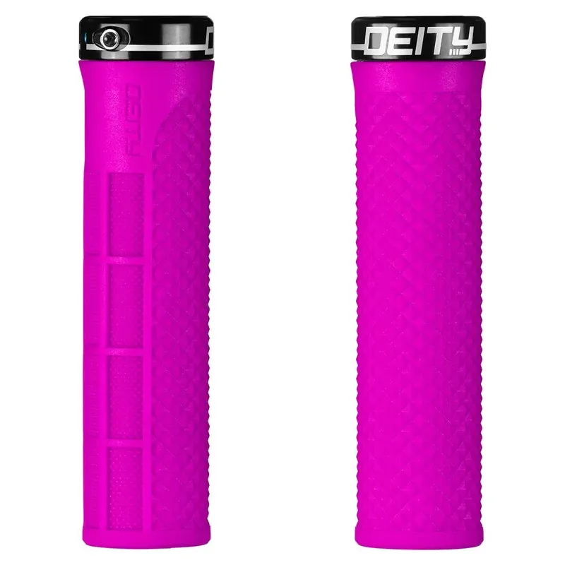 Deity Lockjaw Grips in Pink