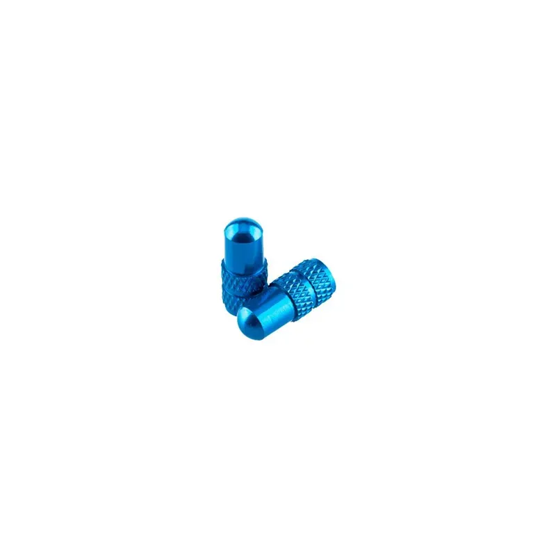 Deity Presta Valve Caps in Blue