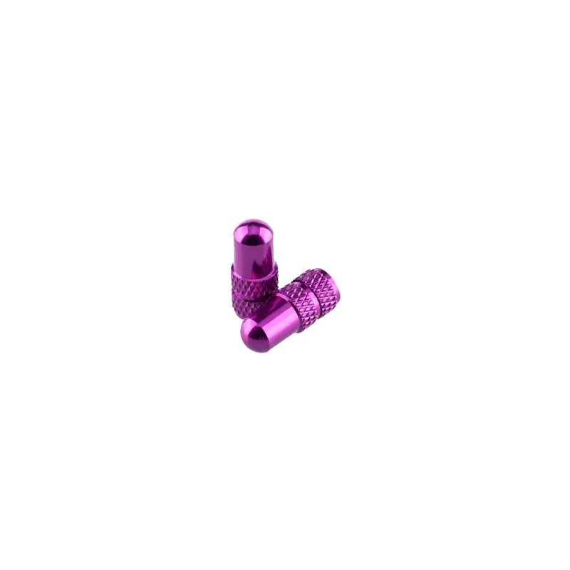 Deity Presta Valve Caps in Purple