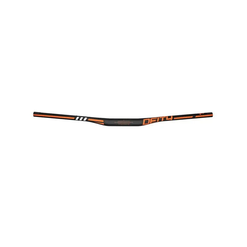 Deity Skywire 15mm Rise x 800mm Carbon Handlebar in Orange