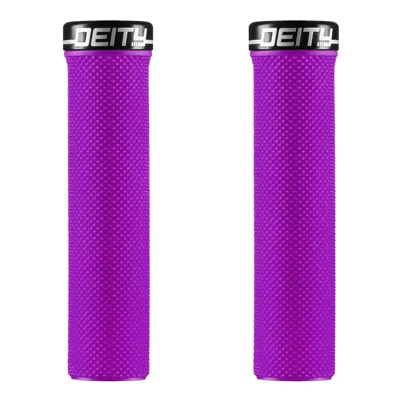 Deity Slimfit Mountain Bike Grips in Purple