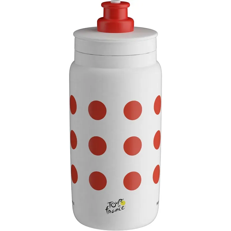 Elite Fly TDF 2025 KOM Bottle 550ml in White