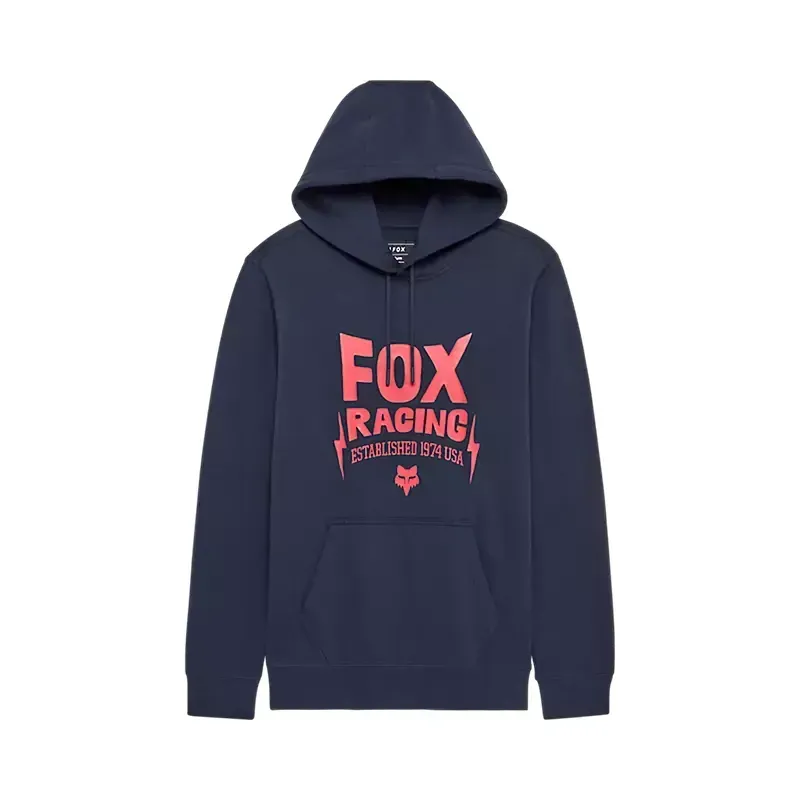 Fox Bolt Pullover Hoodie in Midnight Blue