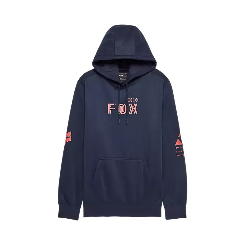 Fox Glyph Tech Pullover Hoodie in Midnight Blue