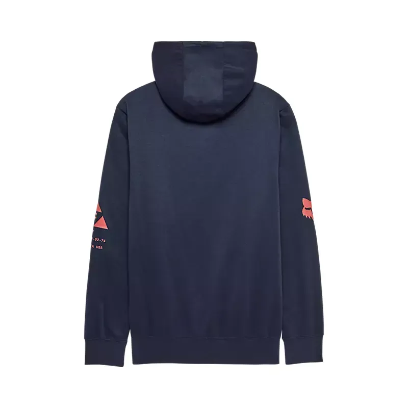 Fox Glyph Tech Pullover Hoodie in Midnight Blue-1