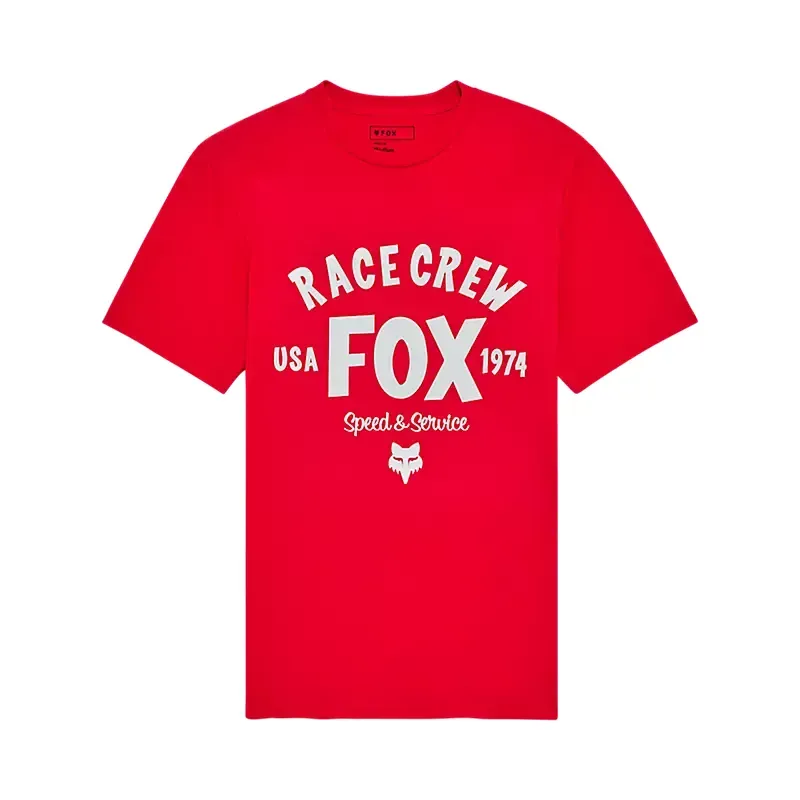 Fox Slogan SS Premium T-Shirt in Flame Red