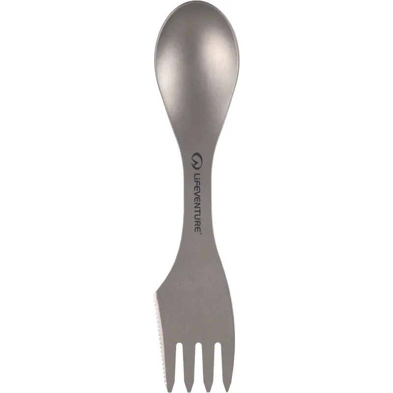 Lifeventure Superlight Titanium Spork in Silver