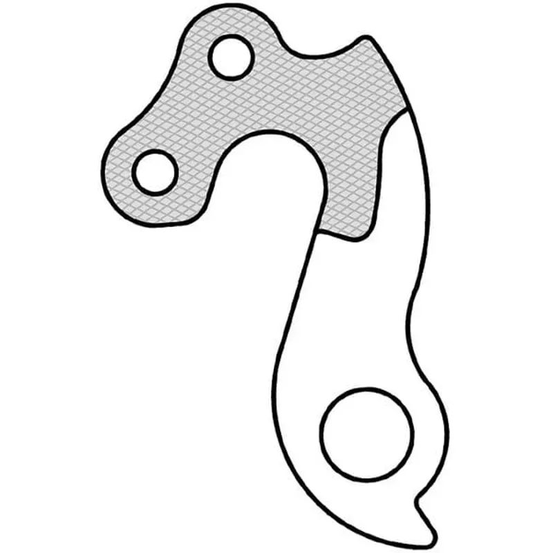 M Part Various Bike Brand Gear Hanger in Silver-3