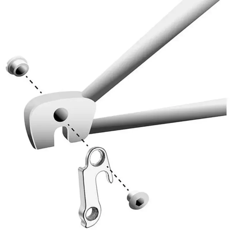 M Part Various Bike Brand Gear Hanger in Silver-2