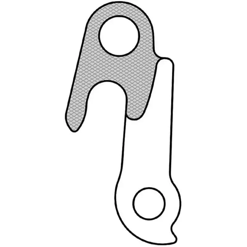 M Part Various Bike Brand Gear Hanger in Silver-3