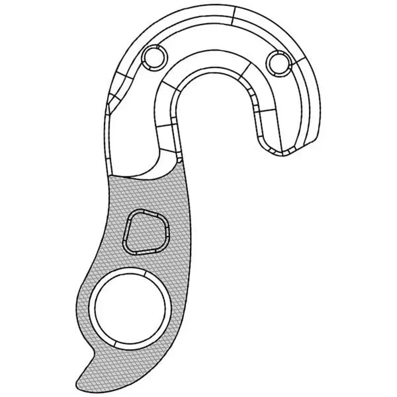 M Part Gear Hanger Giant In Black Alloy-3