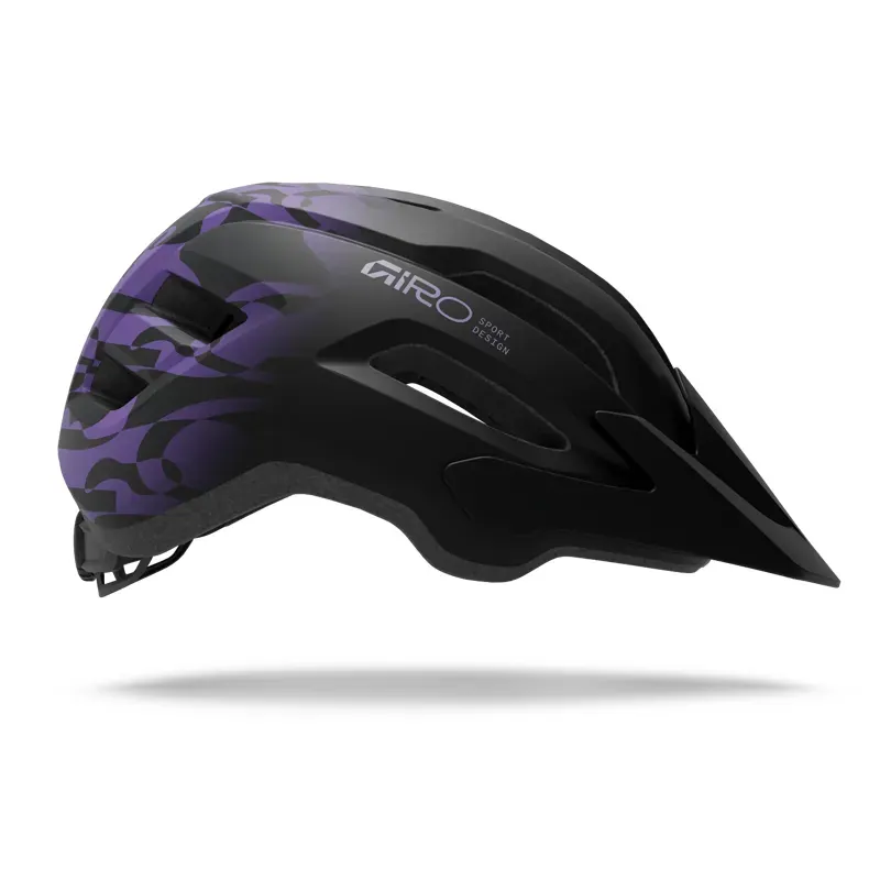 Giro Fixture Mips II Helmet in Matte Black/Purple Rush-2