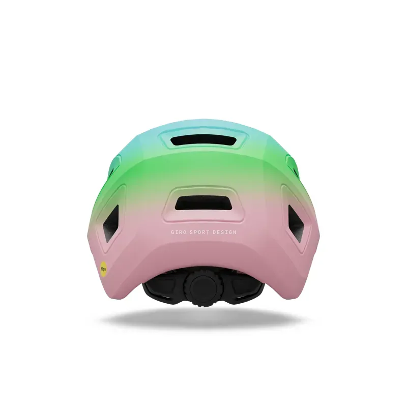 Giro Scamp MIPS II Youth Helmet in Light Pink/Vivid Green-3