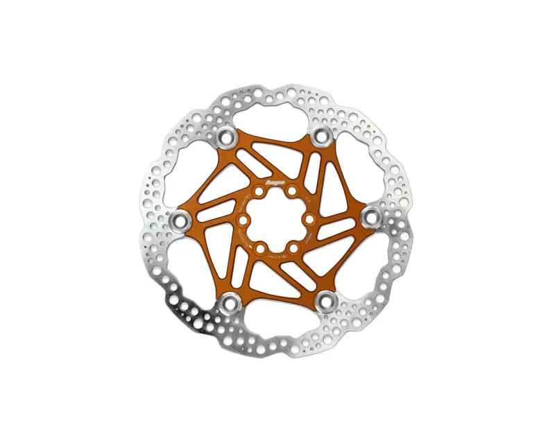 Hope Universal Floating Disc Brake Rotor - 6 Bolt - Orange-5
