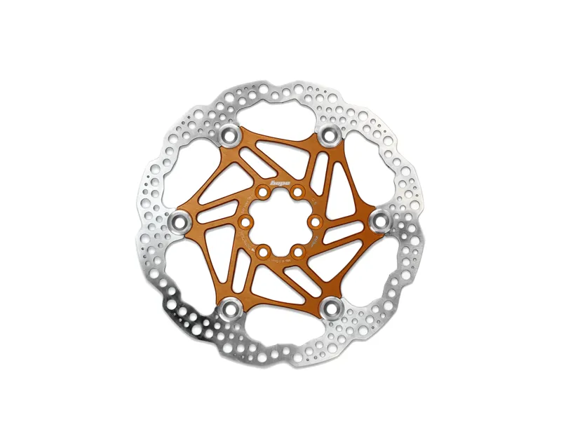 Hope Universal Floating Disc Brake Rotor - 6 Bolt - Orange-2