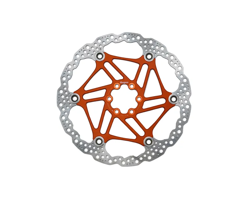 Hope Universal Floating Disc Brake Rotor - 6 Bolt - Orange