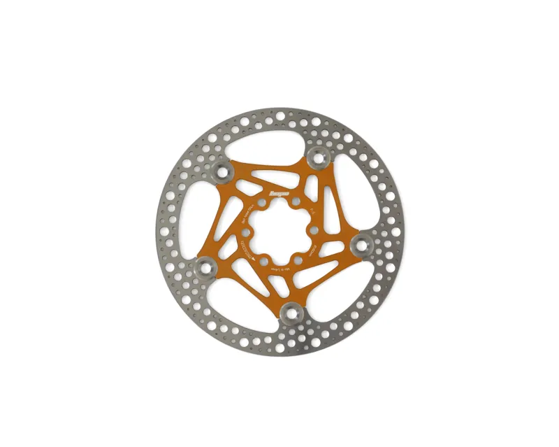 Hope Road 160mm 6 Bolt Floating Disc Brake in Orange