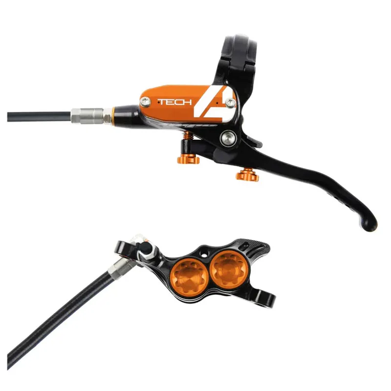 Hope Tech 4 E4 Brakes  - Black/Orange