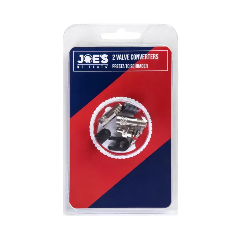 Joe's No Flats Valve Converters Presta To Schrader