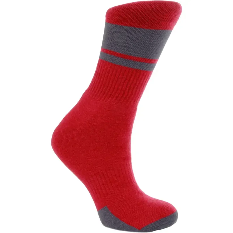 NI - Madison DTE Isoler Merino Winter Sock in Mineral Red