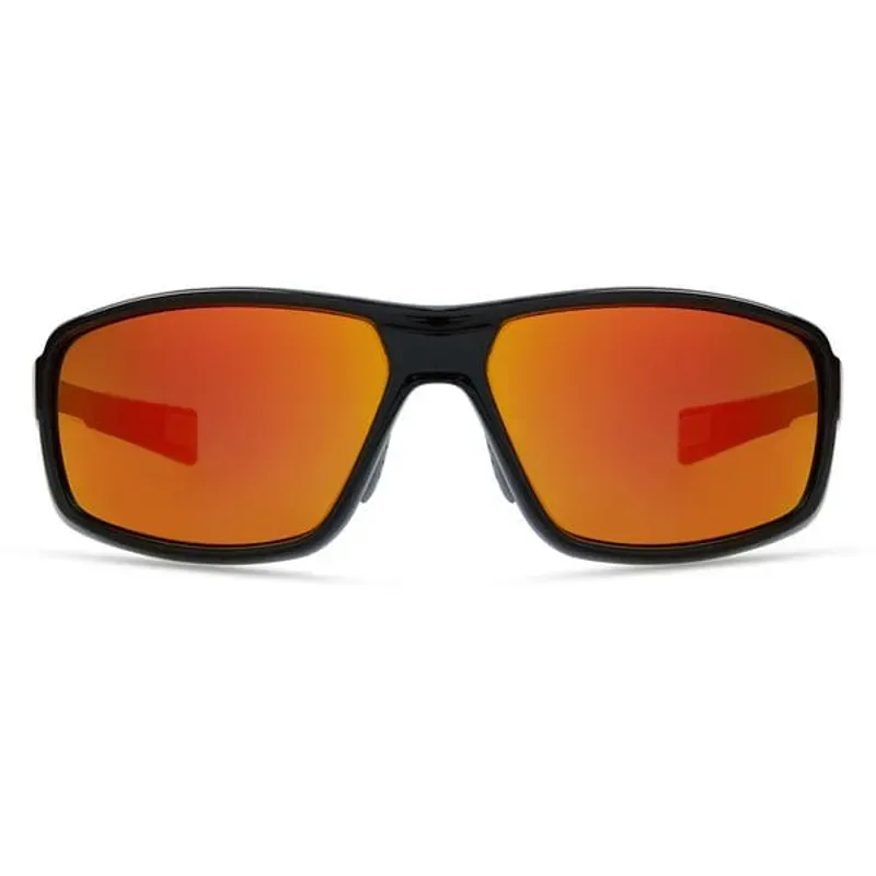 Madison Target Sunglasses - gloss black / fire mirror-3