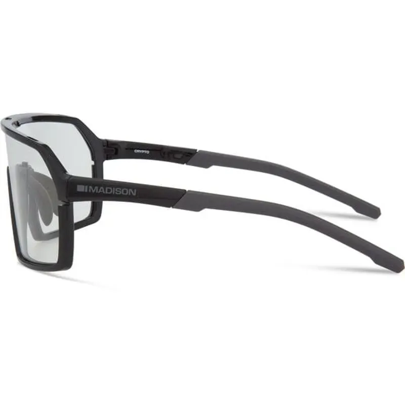 Madison Crypto Glasses - gloss black / clear -1