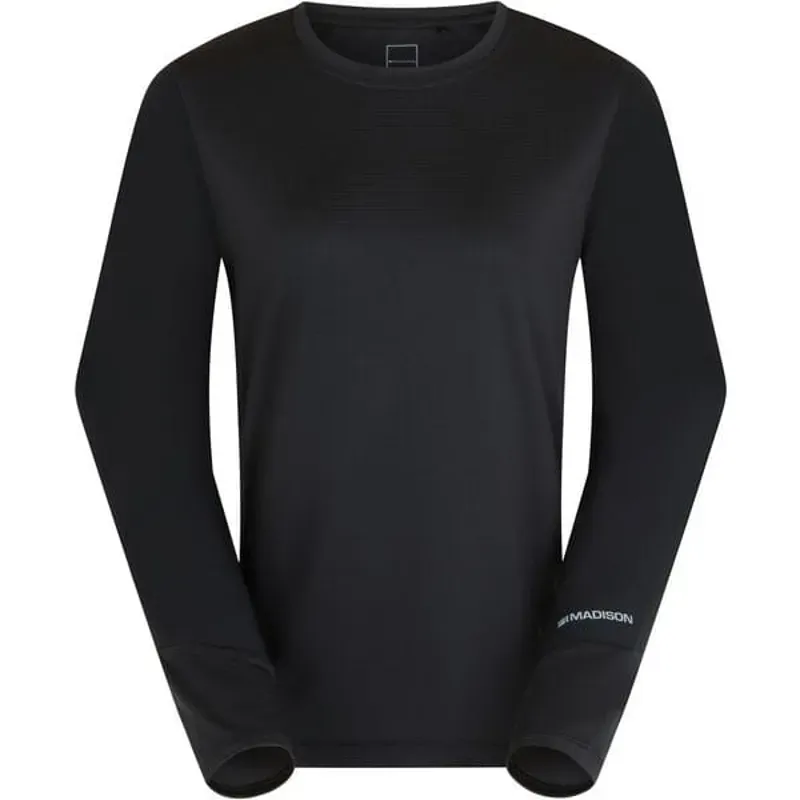 Madison Flux Women's Long Sleeve Trail Jersey - Black